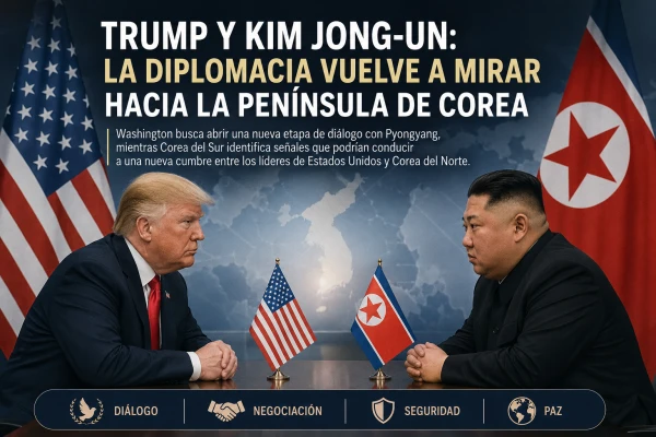 Trump y Kim Jong-un: la diplomacia vuelve a mirar hacia la pen&iacute;nsula de Corea